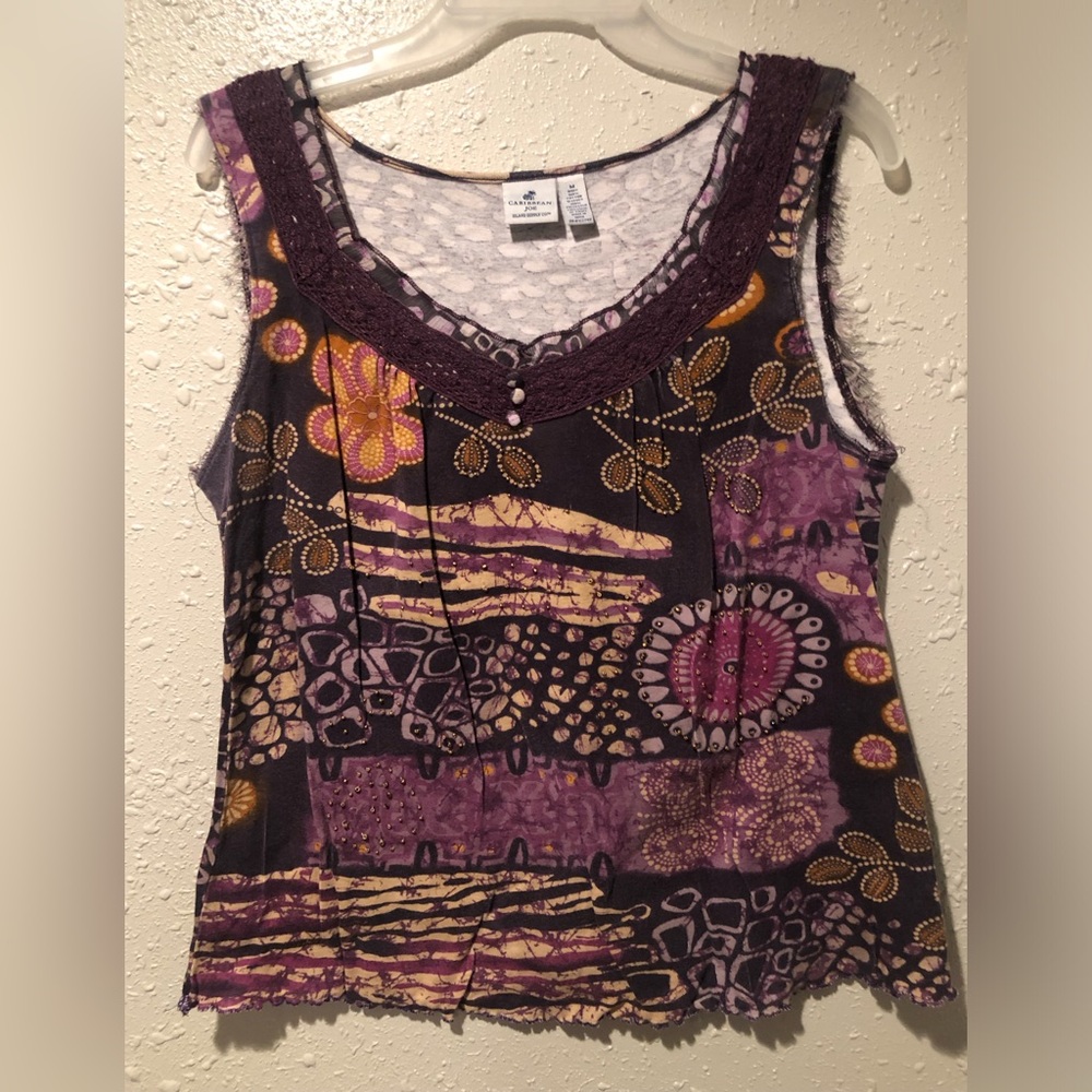 Caribbean Joe tank top sz M